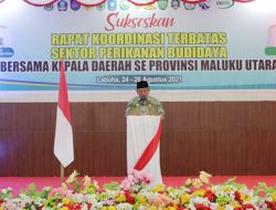 Gubernur Malut Buka Rakortas Perikanan dan Panen Udang Vaname di Halsel