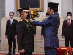 Presiden Lantik Dudung Jadi Kepala Staf TNI Angkatan Darat
