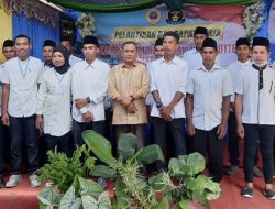 Wabup Halteng Lantik Karang Taruna Falgali Desa Dotte