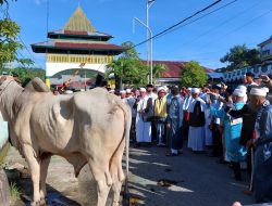 Gubernur, Wagub dan Sekprov Malut Shalat Idul Adha di Lokasi Berbeda