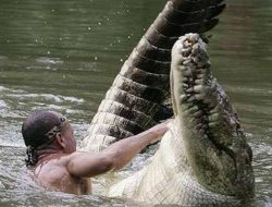 Asik Mancing, Seorang Pria Diterkam Buaya di Danau Tolire