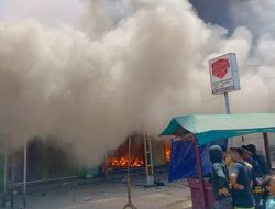 Warga Galala Dihebohkan dengan Kebakaran Ruko