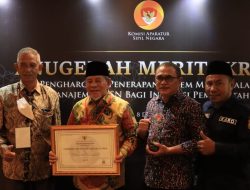 Dapat Predikat Baik Sistem Merit, Gubernur Malut Terima Anugerah Meritokrasi