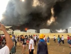 Mes Terbakar, Karyawan PT IWIP Berhamburan