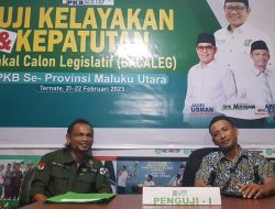 PKB Malut Uji Kelayakan Bakal Caleg Provinsi 2024