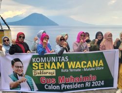 Komunitas Senam di Kota Ternate Siap Menangkan Gus Imin di Pilpres 2024
