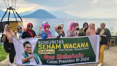 Komunitas Senam di Kota Ternate Siap Menangkan Gus Imin di Pilpres 2024