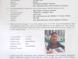 Hilang di Ternate, Anak 9 Tahun  Ditemukan di Kapal Tujuan Manado