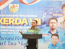 Pengurus KNPI Dilantik, Sekprov Malut : Harus Tempatkan Diri Pemilik Perubahan