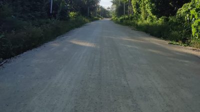 Pekerjaan Jalan Gane Luar-Rangaranga Milik PUPR Malut Telah 100 Persen