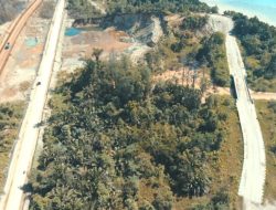 Pekerjaan 3 Segmen Jalan Dikawasan Industri PT. IWIP Belum Tuntas  