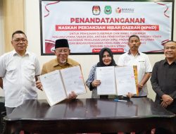 Pemprov Bersama KPU dan Bawaslu Maluku Utara Teken Dana Hibah Pilkada