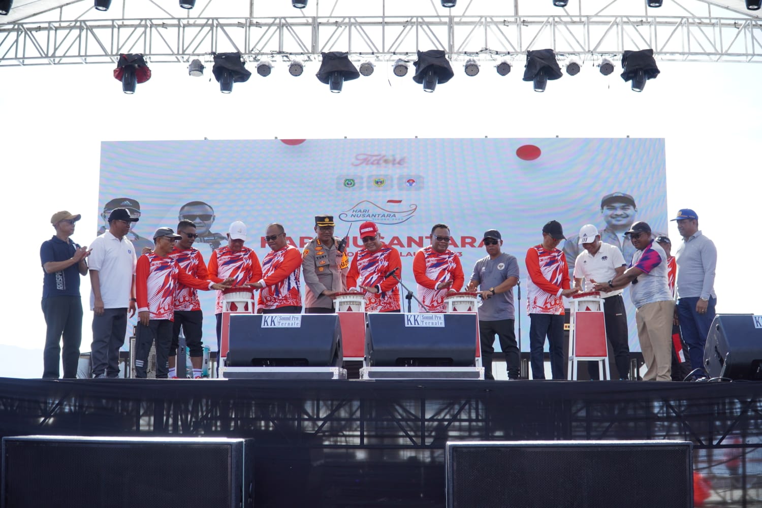 Pembukaan Rangkain Hari Nusantara 2023 di Kota Tidore Kepulauan, Maluku Utara.