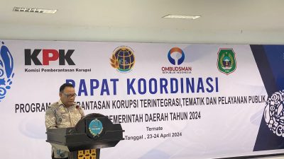 Rakor Pemberantasan Korupsi, Seprov: Pejabat Harus Tunjukan Pelayanan Prima