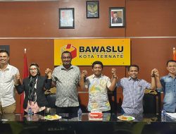 Bawaslu Terima Kunjungan Anggota KPU Ternate