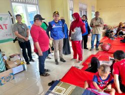 Pj Sekprov Malut Kunjungi Pengungsi Banjir Bandang Rua