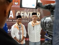 Paslon Jasri-Muhlis Resmi Mendaftar, KPU Halsel Nyatakan Berkas Lengkap