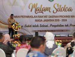 Malam siloloa DPRD Malut, Pj Gubernur Ucapkan Terima Kasih Atas Pengabdian