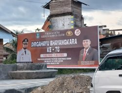 Baliho Bassam Tertulis Bupati masih Terpampang, Safri Nyong Surati Bawaslu Halsel