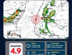 Gempa Tektonik Guncang Ternate