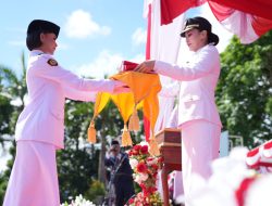 Gubernur Sherly Pertama Kali Jadi Irup HUT RI ke 80 di Sofifi