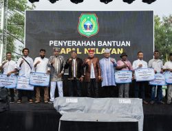 Festival Nyao Fufu, Pemprov Malut Salurkan Bantuan Armada Tangkap Nelayan