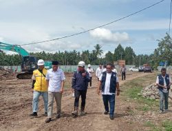 Wagub Malut Tinjau Pembangunan Sekolah Rakyat di Halbar