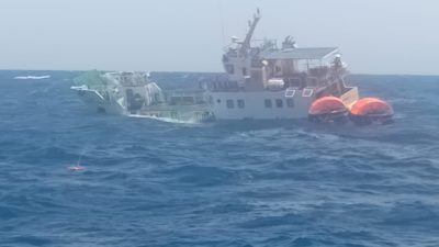 KM Gandha Nusantara Mati Mesin Akibat Dihantam Gelombang