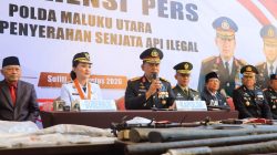 Polda Malut Amankan Sejata Api dan Peluru Ilegal Peninggalan Konflik 1999