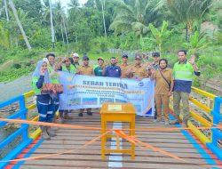 Sinergi Pemprov Malut, Warga dan Harita Nickel Bangun Empat Jembatan di Pulau Obi