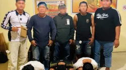 Polres Halsel Tangkap Tiga Pria Diduga Pelaku Pencurian  