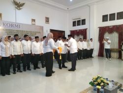 KORMI Malut Terus Bergerak, Saifuddin Djuba Lantik Muhlis Soamole Nahkodai KORMI Sula