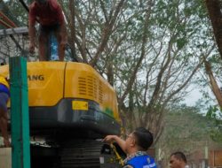 BPJN Kerahkan Ekskavator ke Lokasi Pembuangan Sampah Takome